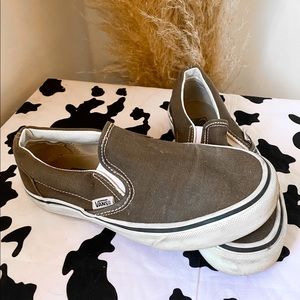 Brown Women’s Vans Slip Ons size 6